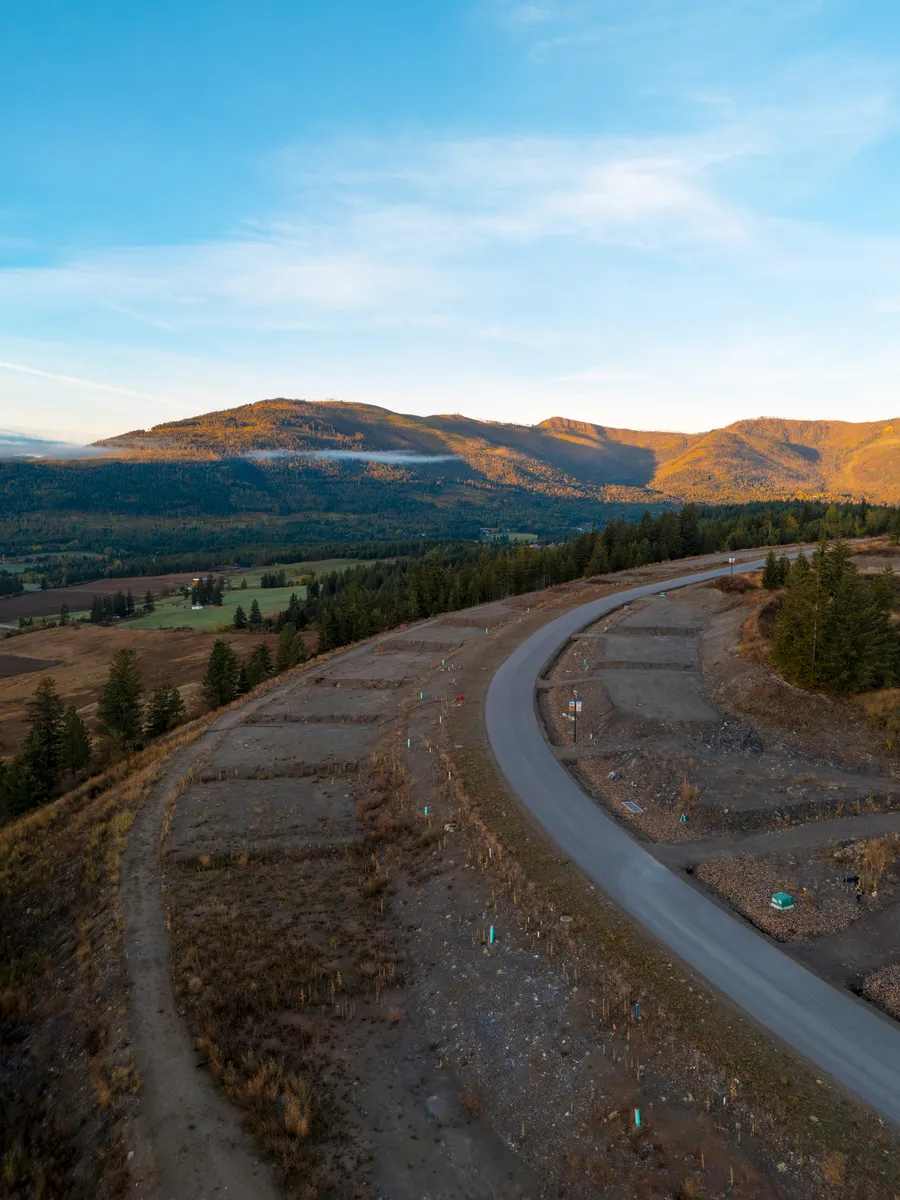 Fresh pavement and serviced lots along Highlands Drive, Phase 3, October 2026